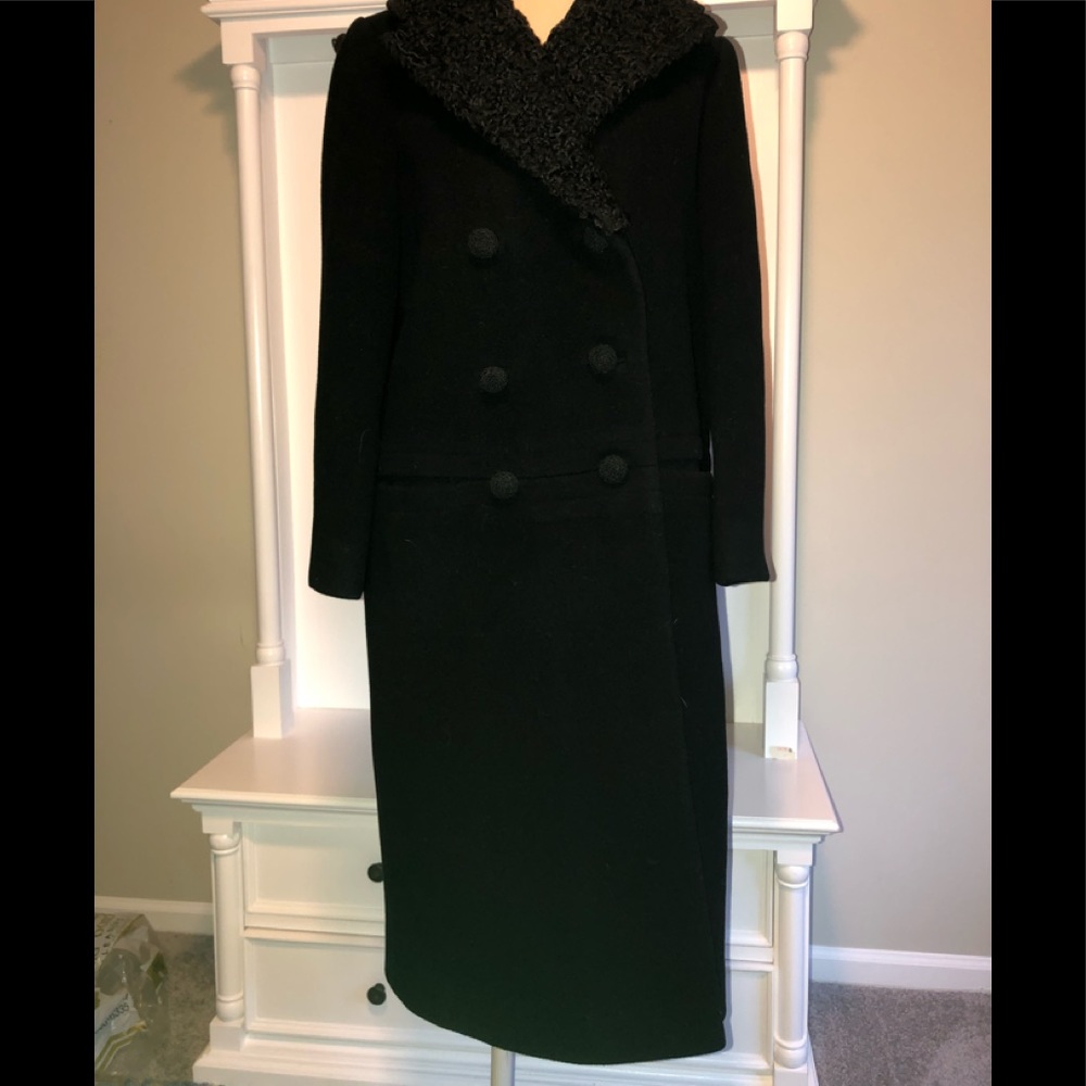 Vintage A Trigere Wool Coat